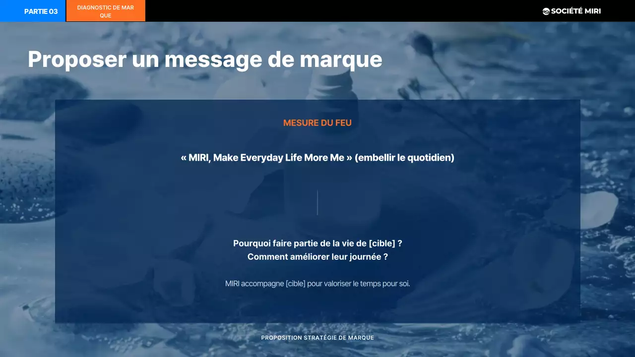 Plan de marque moderne noir