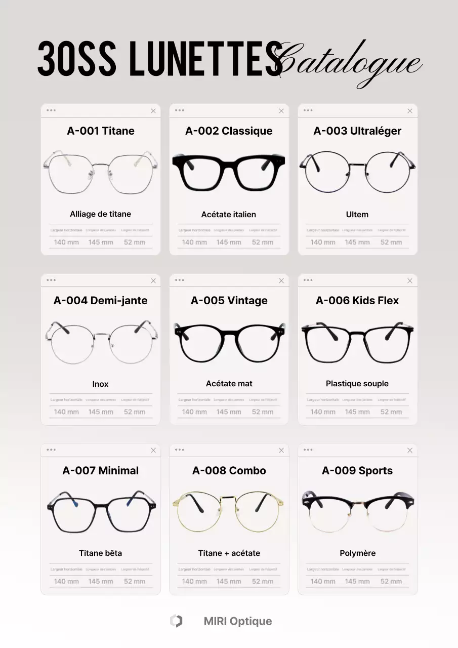 Catalogue de mode moderne gris