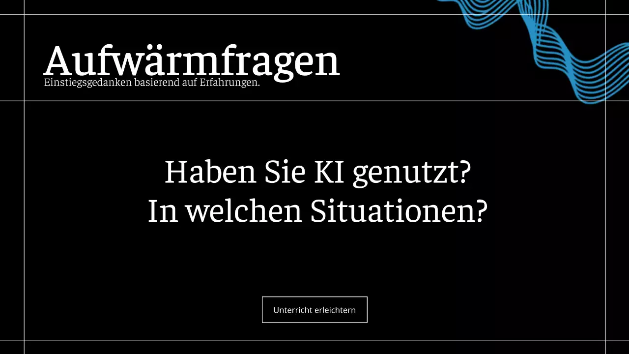 Schwarzer moderner KI-Kurs