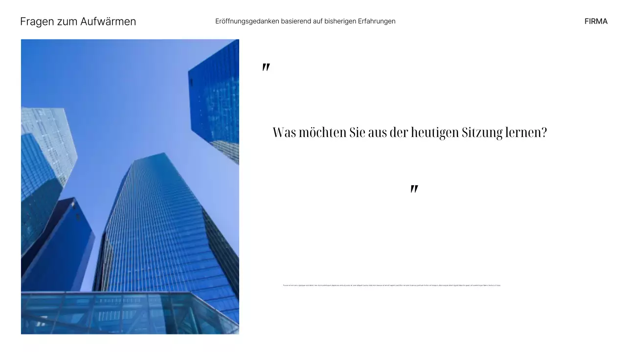 Präsentation des Blue Modern AI-Kurses