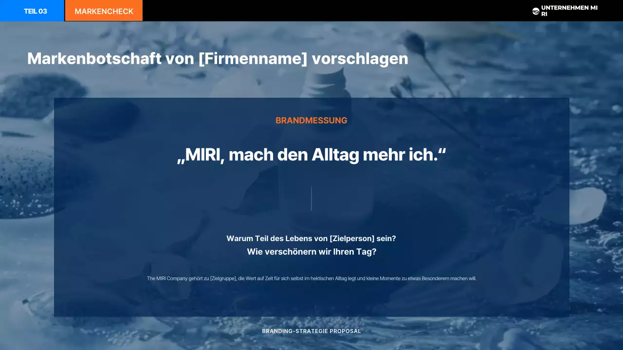 Schwarzer moderner Markenplan