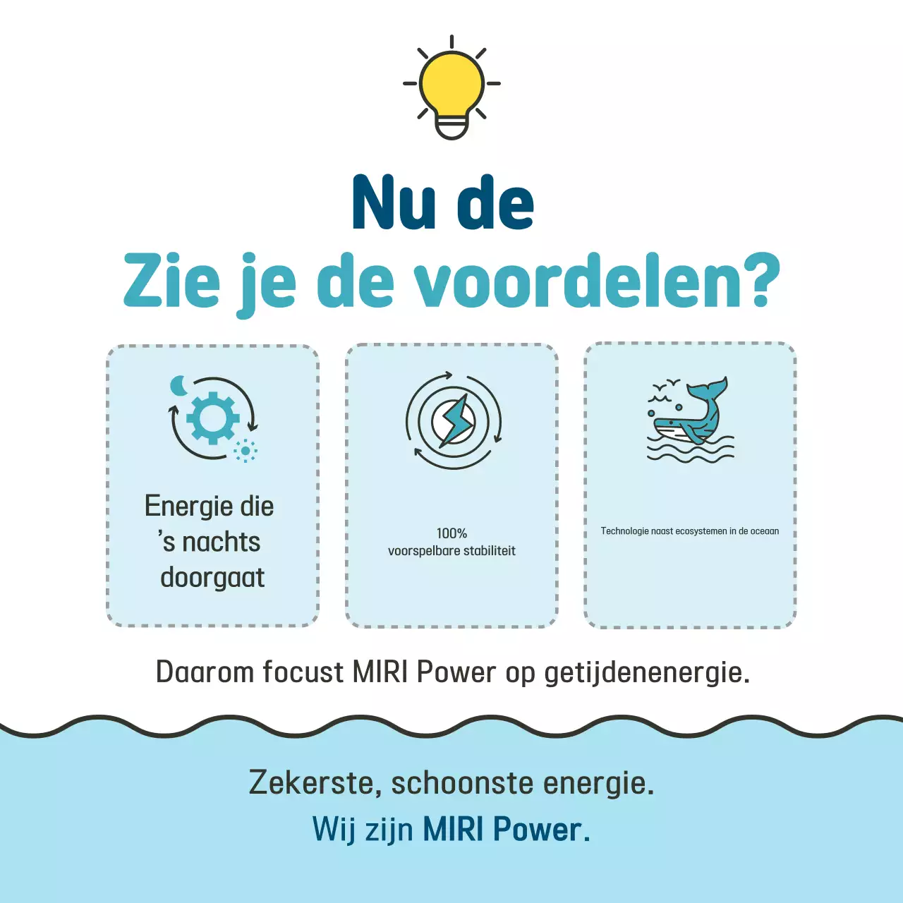 Sky Blue Simple Eco-Friendly Energy Campaign