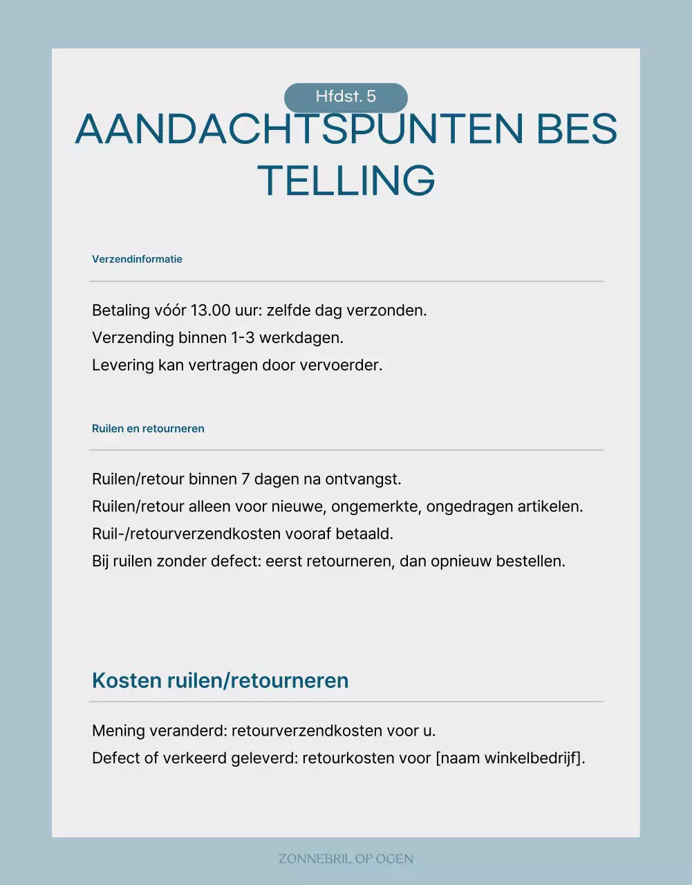 Sky Blue moderne sportadvertentie