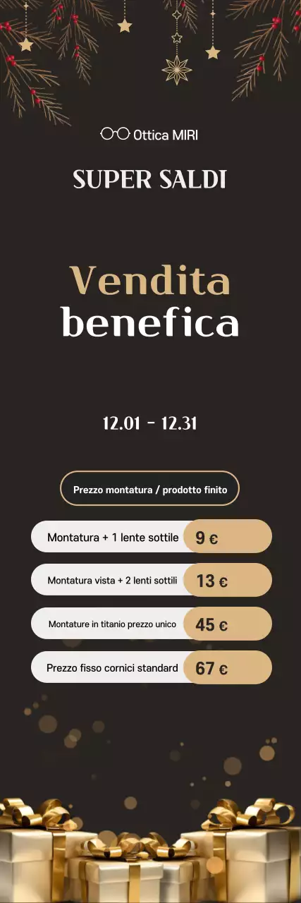 Promozione evento sconto moderno nero