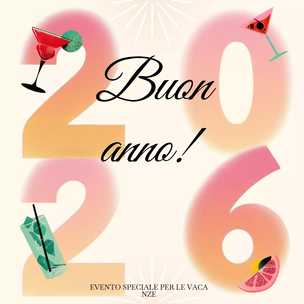 Evento festivo rosa 2026