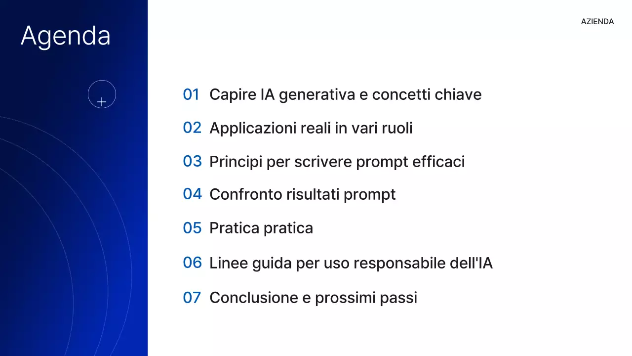 Presentazione del corso Blue Modern AI
