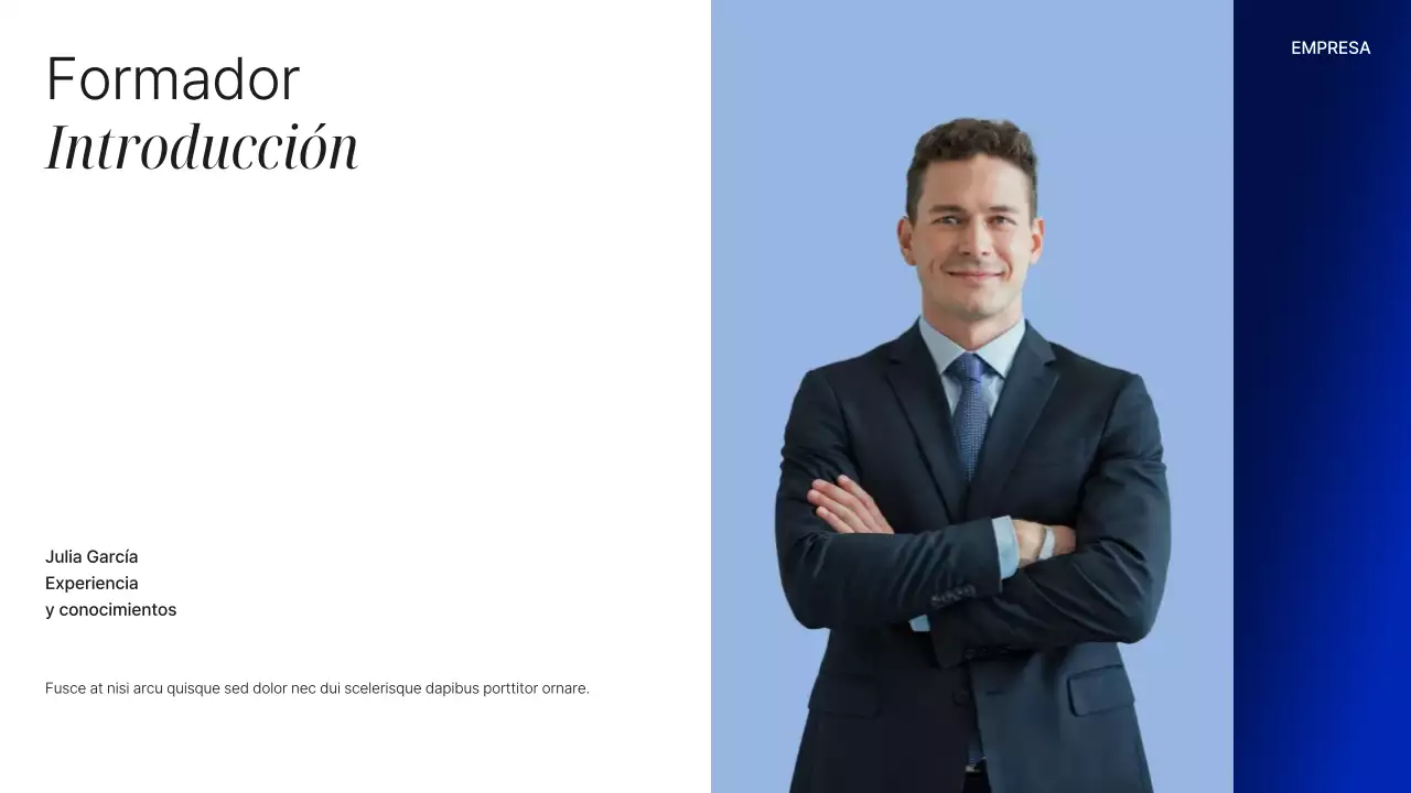 Presentación del curso Blue Modern AI