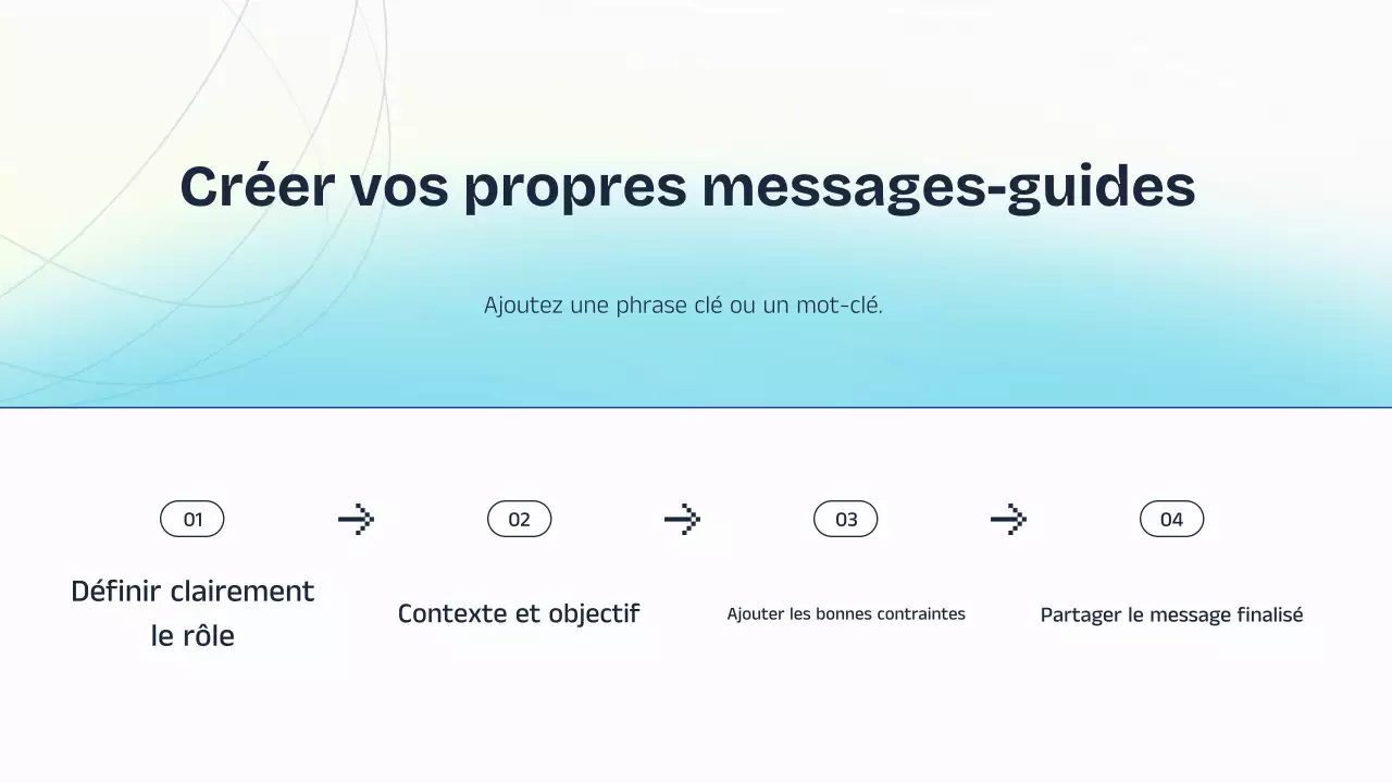 Présentation de cours sur l'IA bleue et jaune