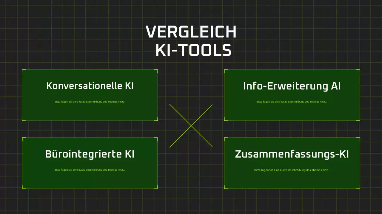 Präsentation des modernen KI-Kurses „Schwarz und Grün“