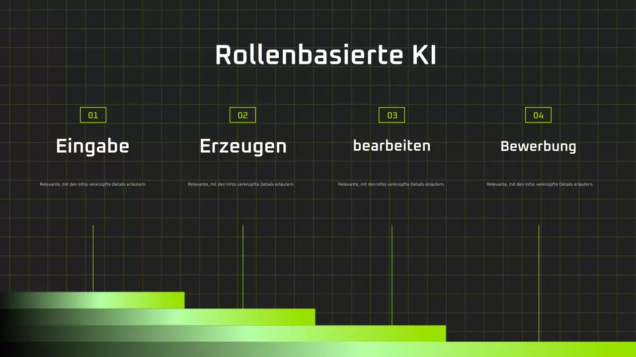 Präsentation des modernen KI-Kurses „Schwarz und Grün“