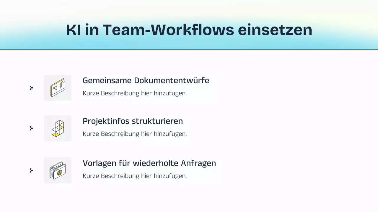 Vorlesungspräsentation zu Blau und Gelb (KI)