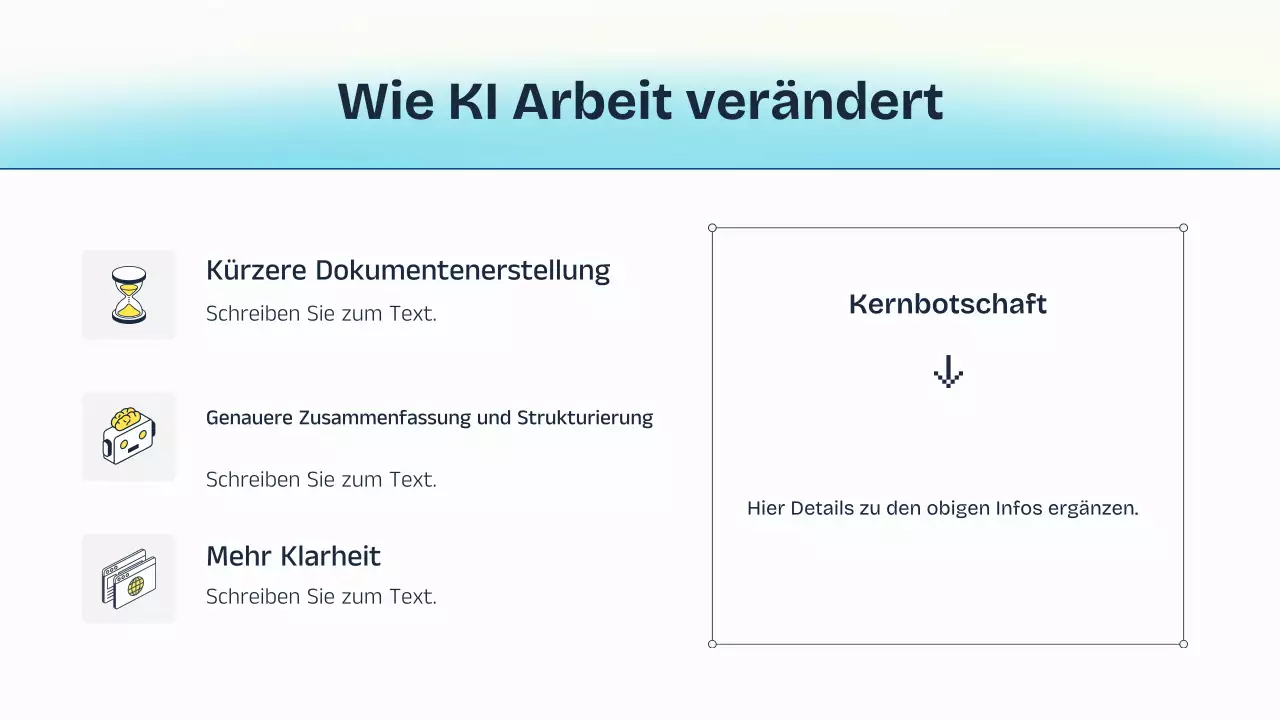 Vorlesungspräsentation zu Blau und Gelb (KI)