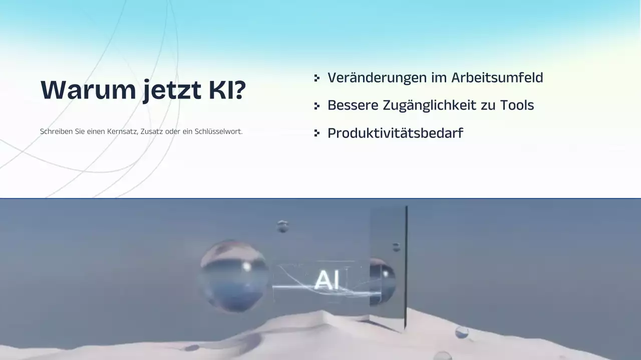 Vorlesungspräsentation zu Blau und Gelb (KI)