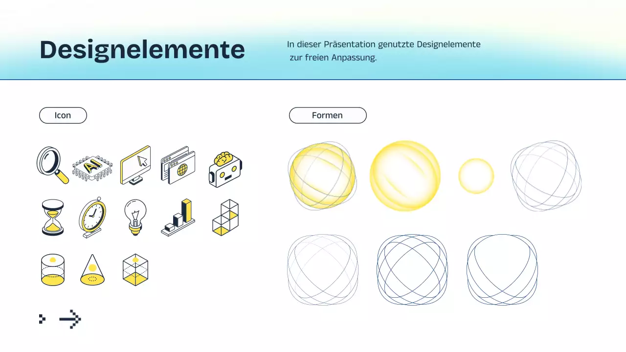 Vorlesungspräsentation zu Blau und Gelb (KI)