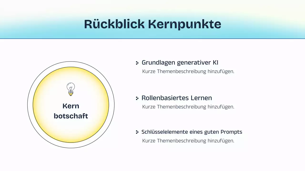 Vorlesungspräsentation zu Blau und Gelb (KI)