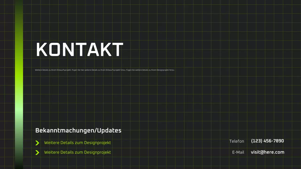 Präsentation des modernen KI-Kurses „Schwarz und Grün“