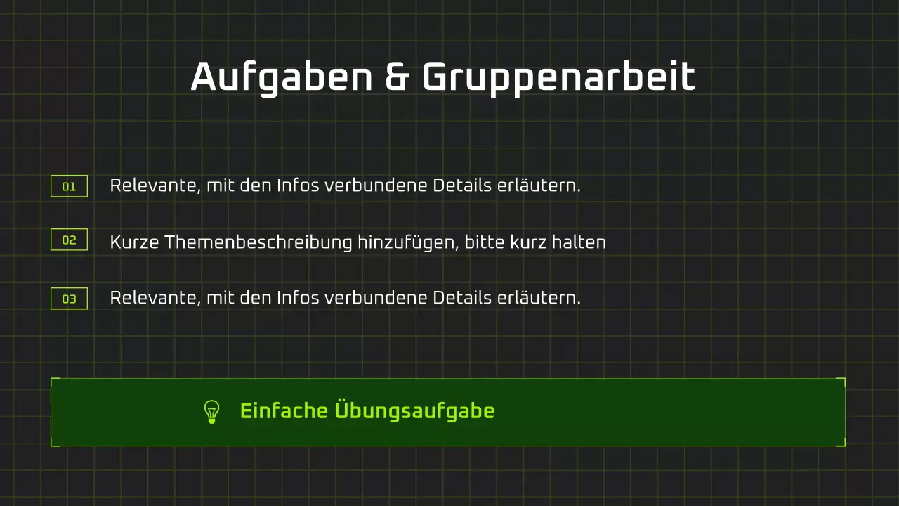 Präsentation des modernen KI-Kurses „Schwarz und Grün“