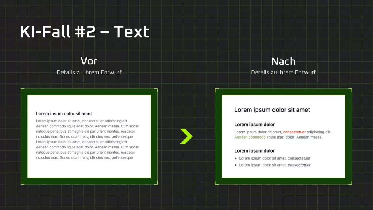 Präsentation des modernen KI-Kurses „Schwarz und Grün“