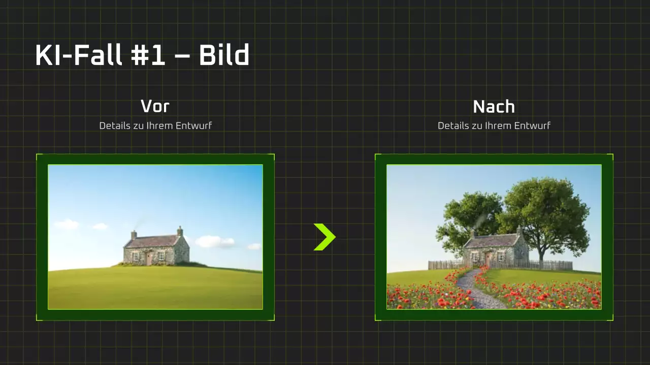 Präsentation des modernen KI-Kurses „Schwarz und Grün“