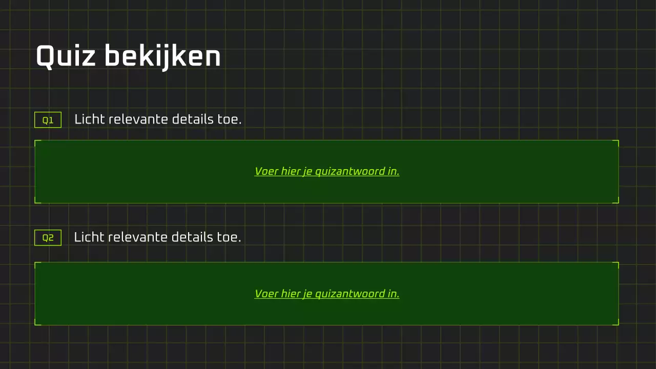 Presentatie van een moderne AI-cursus in zwart-groen