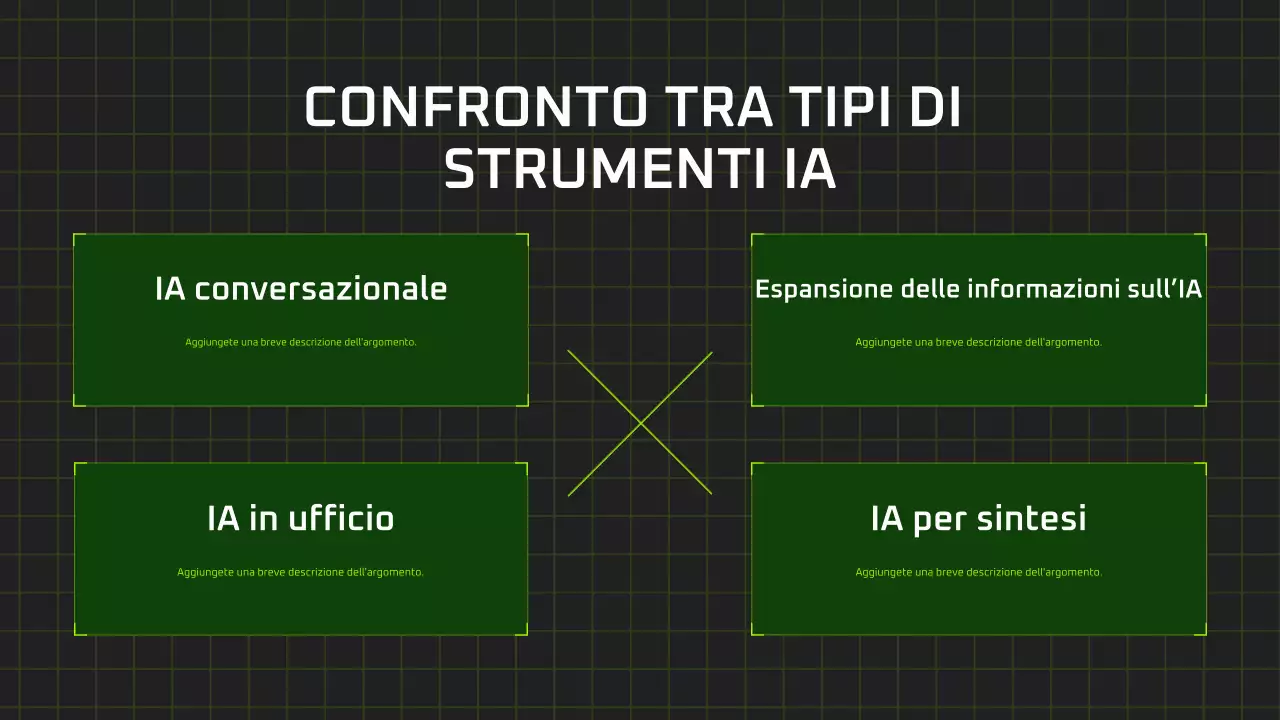 Presentazione del corso di intelligenza artificiale moderna in bianco e nero