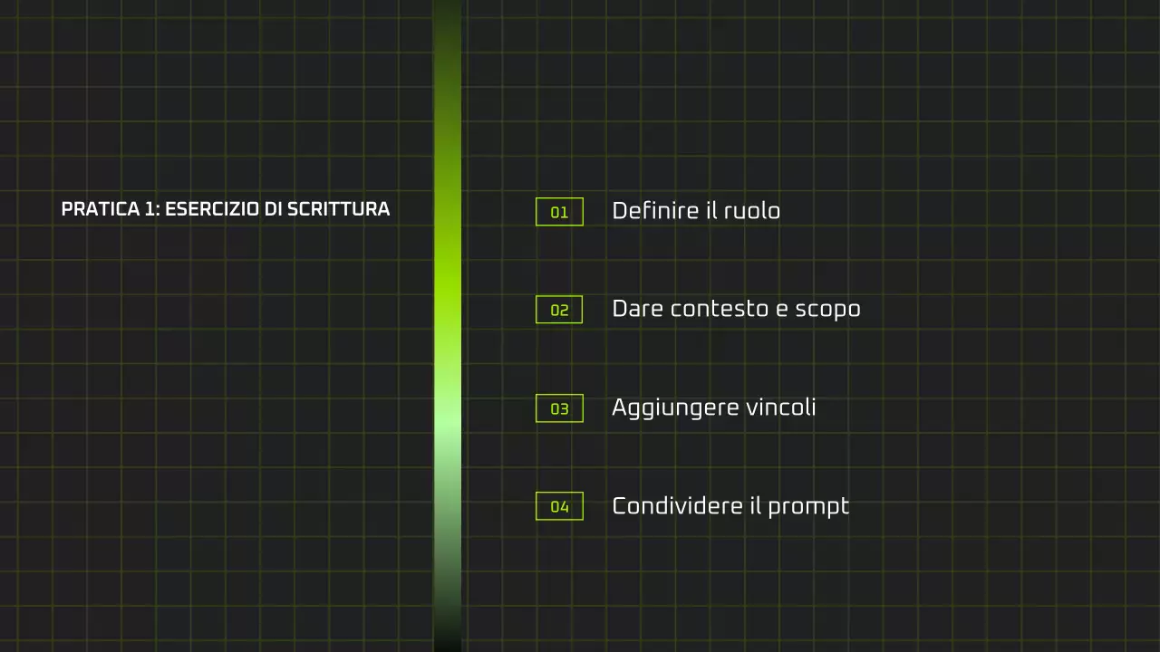 Presentazione del corso di intelligenza artificiale moderna in bianco e nero