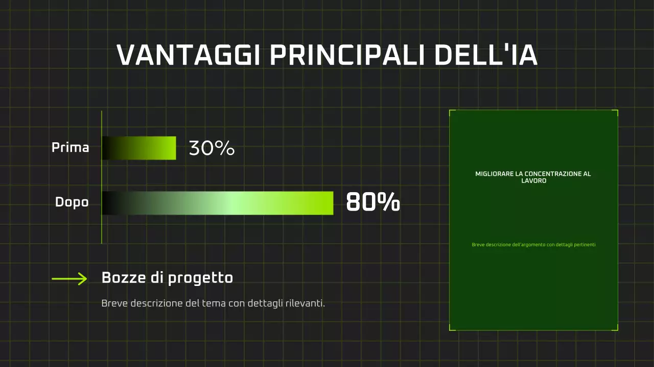 Presentazione del corso di intelligenza artificiale moderna in bianco e nero