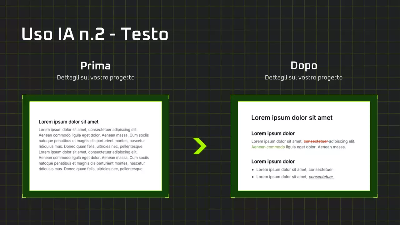 Presentazione del corso di intelligenza artificiale moderna in bianco e nero