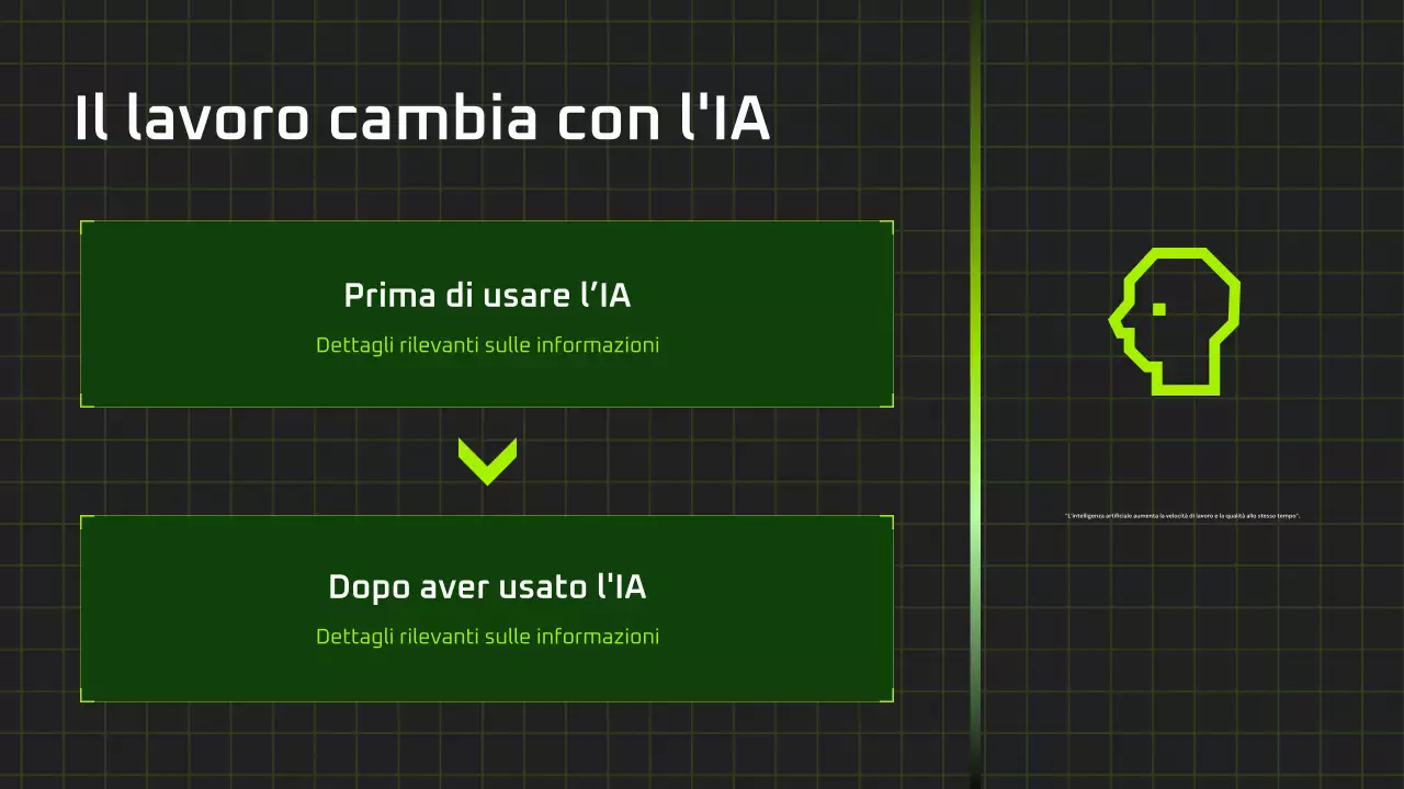 Presentazione del corso di intelligenza artificiale moderna in bianco e nero
