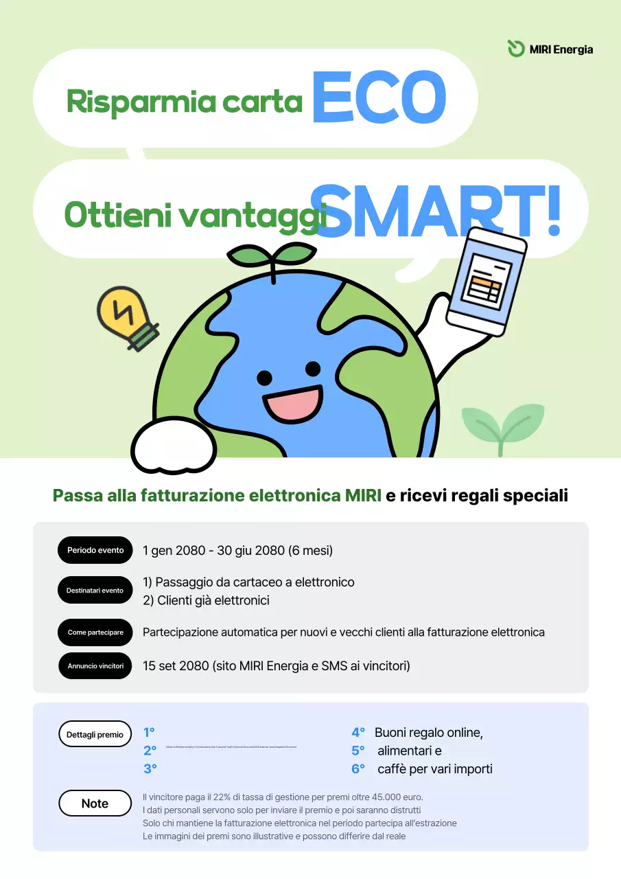 Promozione della campagna ambientale di Mint Baby