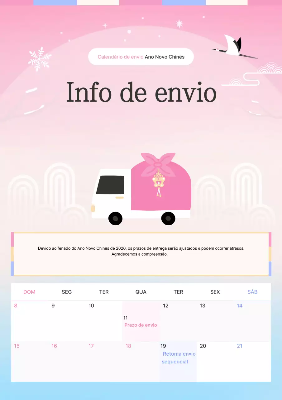 Promoção de evento simples em rosa