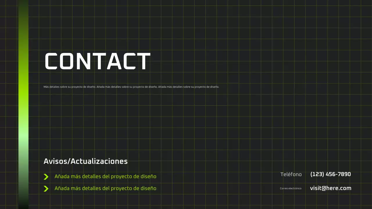 Presentación del curso de IA moderna en negro y verde