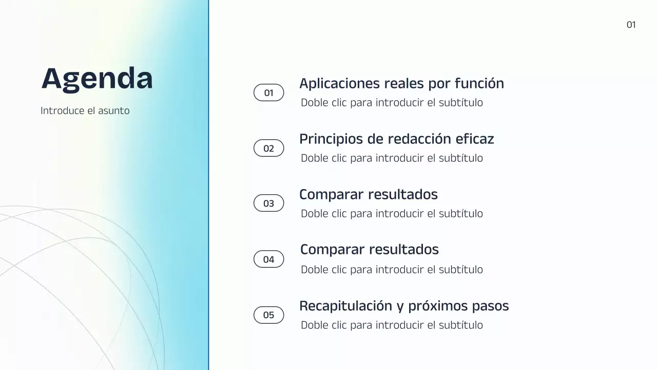 Presentación de la conferencia sobre IA azul y amarilla