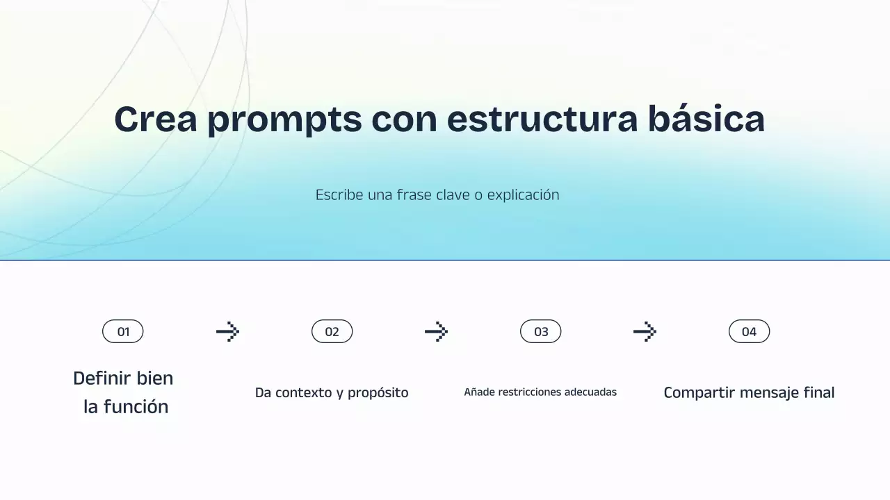 Presentación de la conferencia sobre IA azul y amarilla