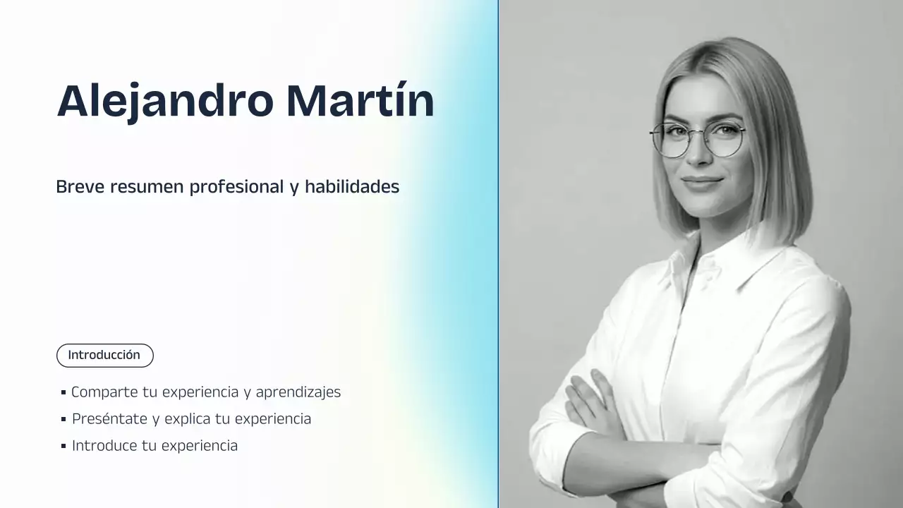 Presentación de la conferencia sobre IA azul y amarilla