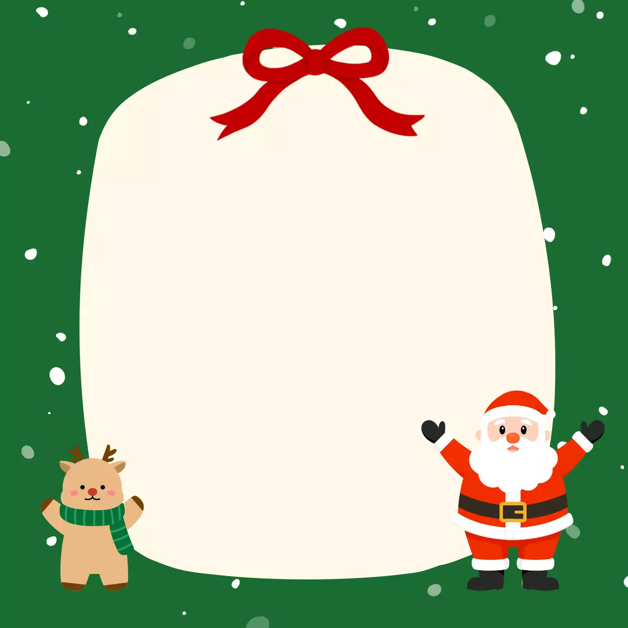 초록 아기자기한 크리스마스 굿즈