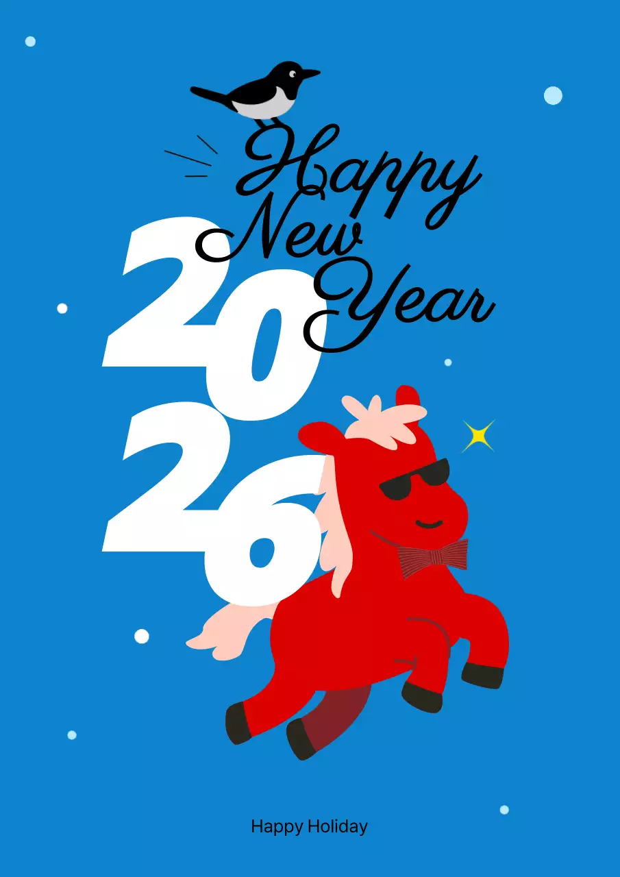 2026 붉은말 새해 인사