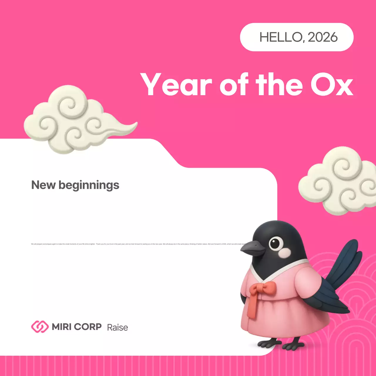 Pink Korean New Year Event