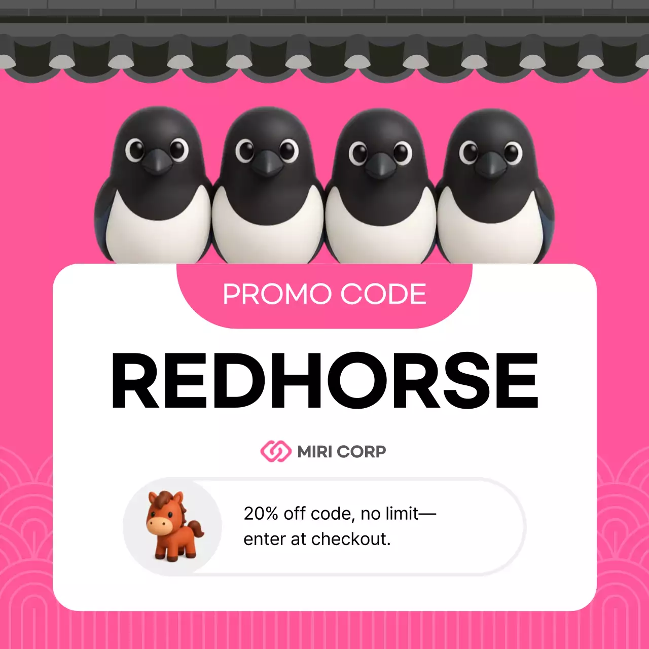 Pink Korean New Year Event