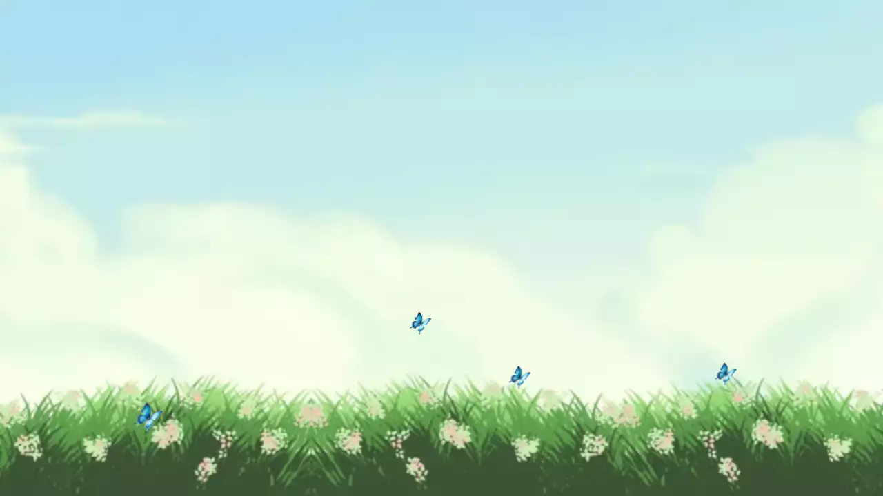 하늘색 자연 풍경 엽서