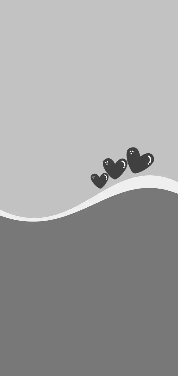 흑백 미니멀 사랑 편지