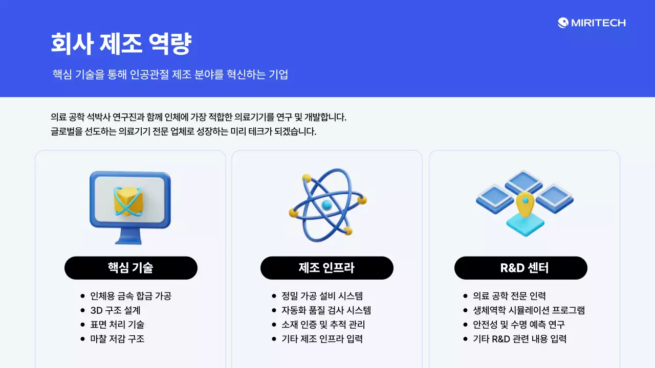 파랑 모던 의료기기 제품 소개