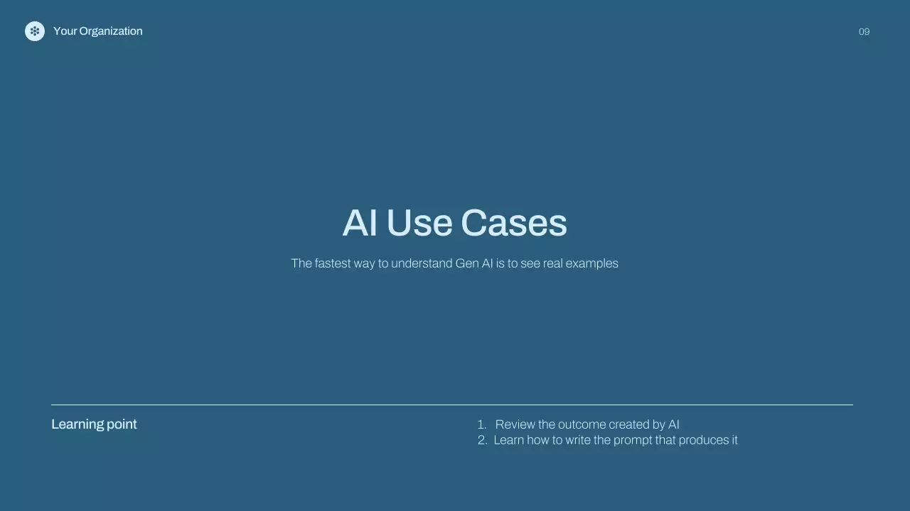 블루 미니멀리스트 AI 강의 발표