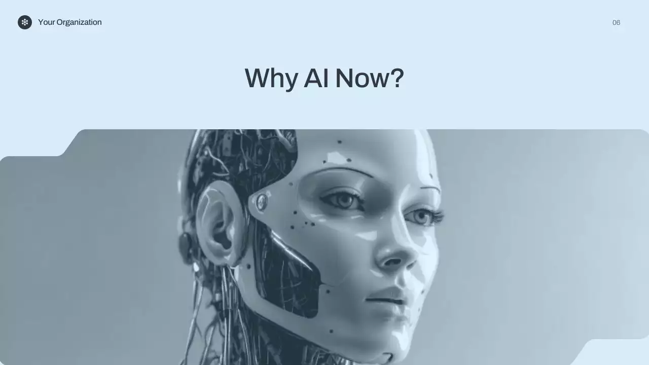 블루 미니멀리스트 AI 강의 발표