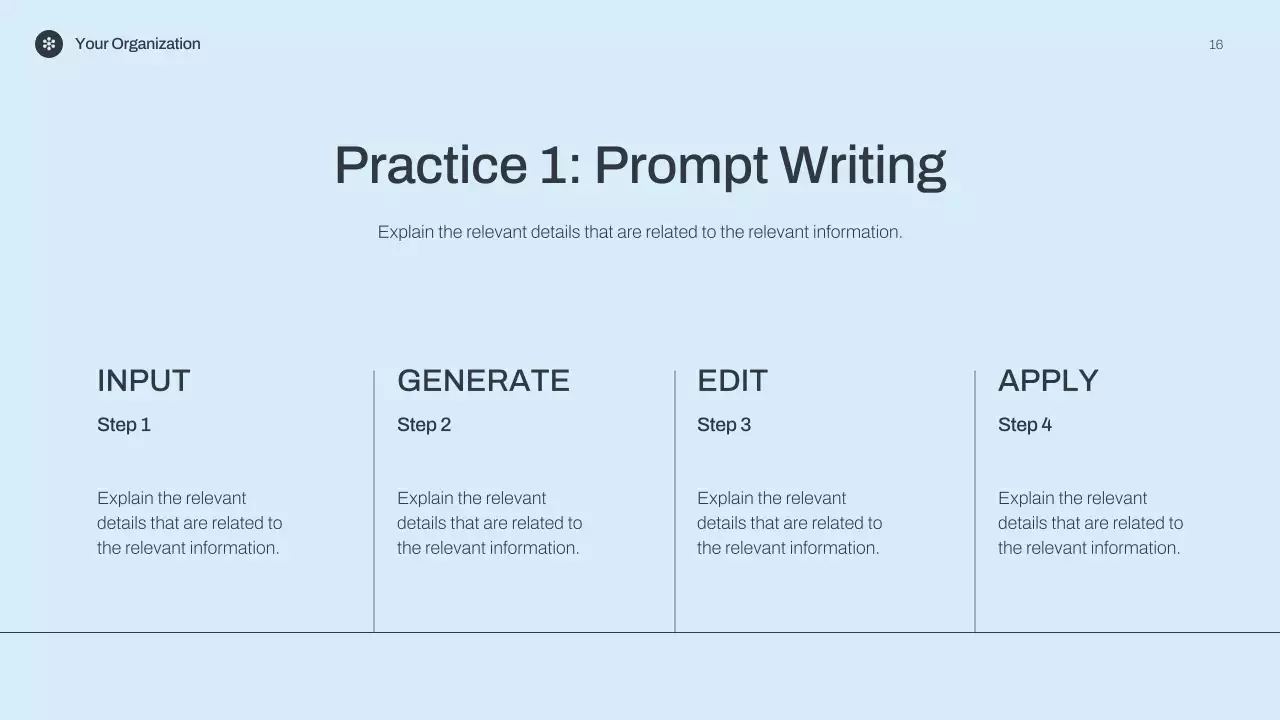 블루 미니멀리스트 AI 강의 발표