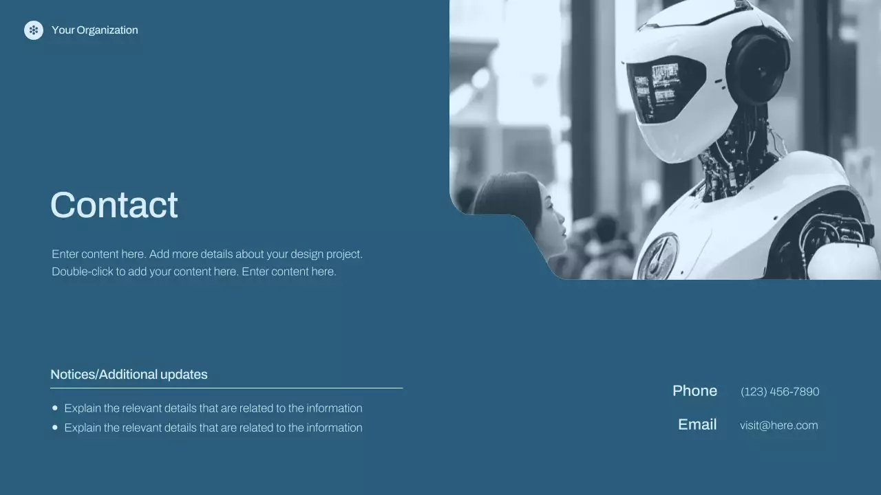 블루 미니멀리스트 AI 강의 발표