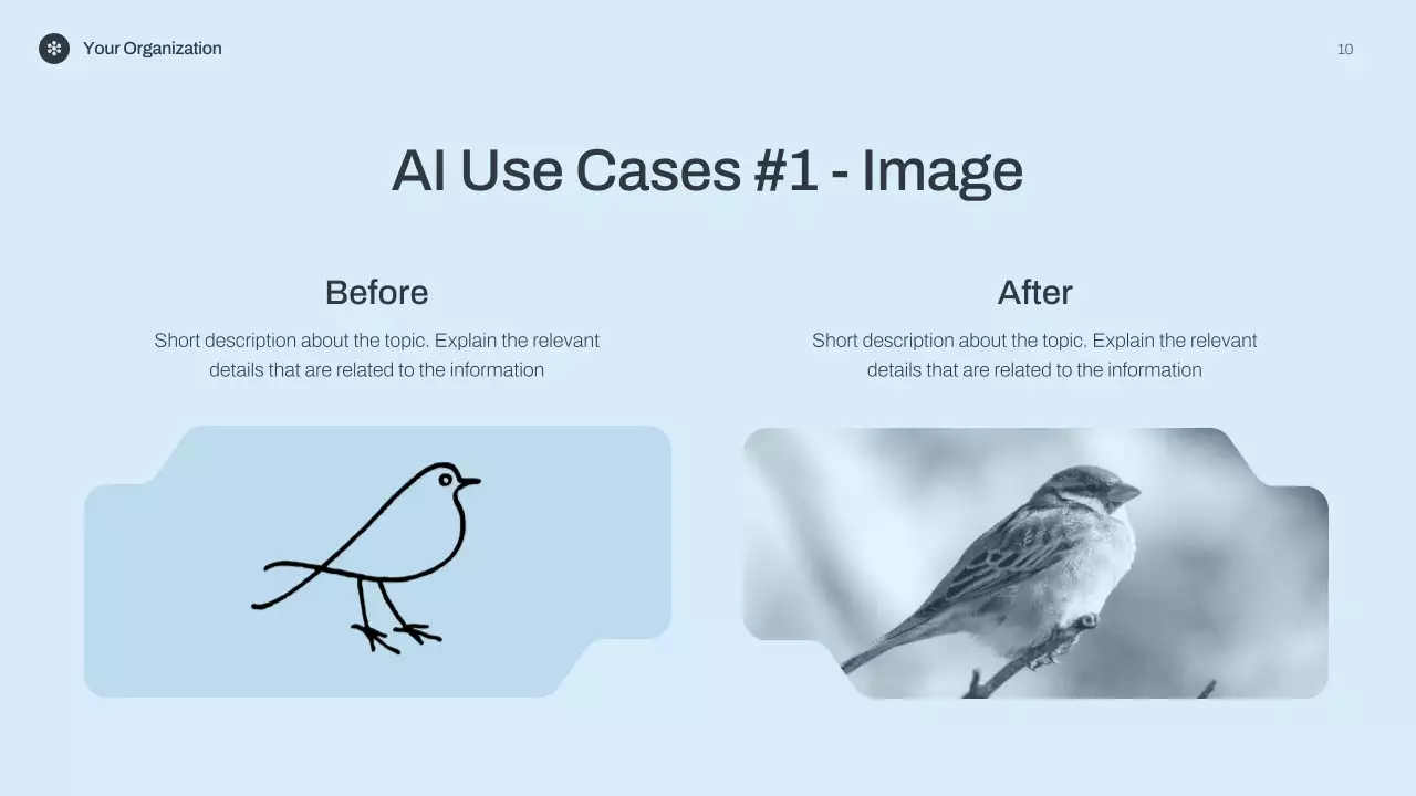 블루 미니멀리스트 AI 강의 발표