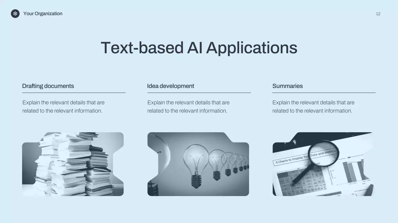 블루 미니멀리스트 AI 강의 발표