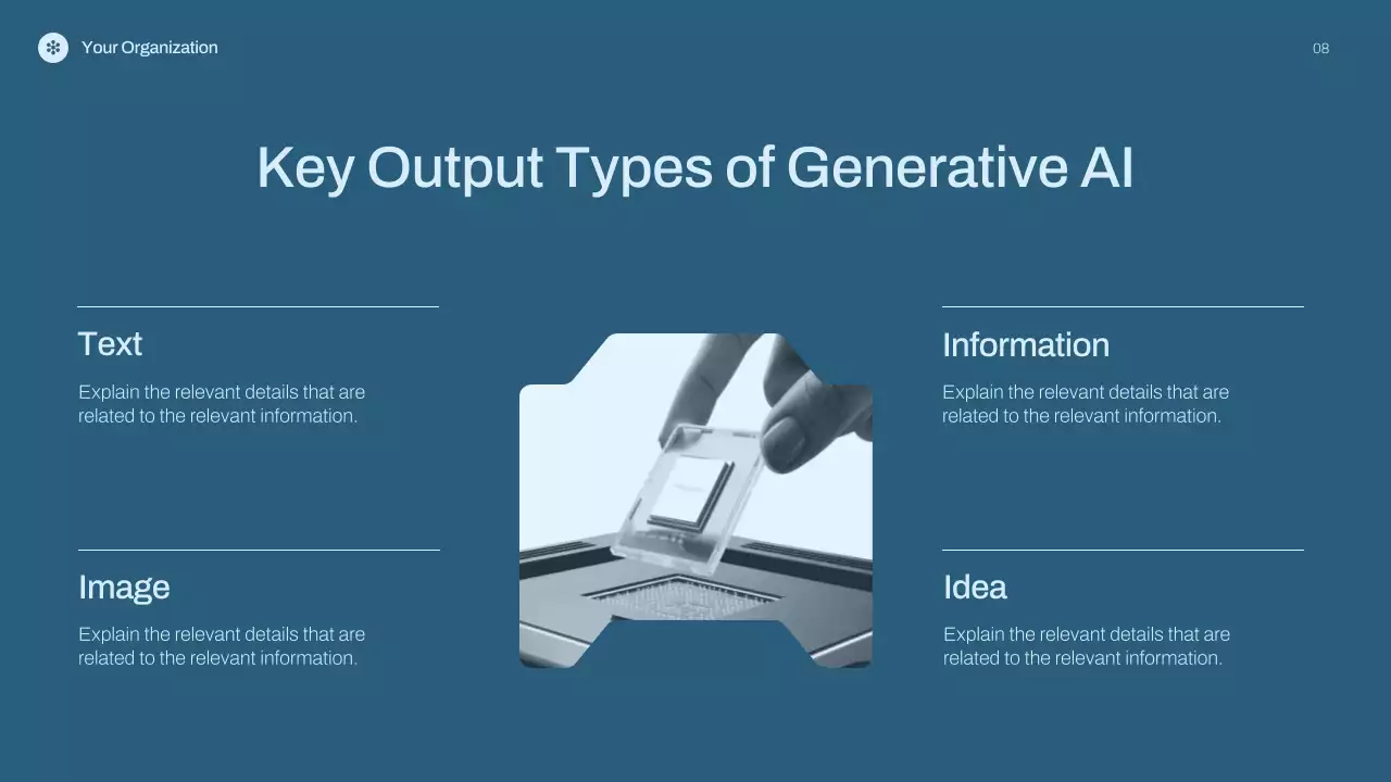블루 미니멀리스트 AI 강의 발표