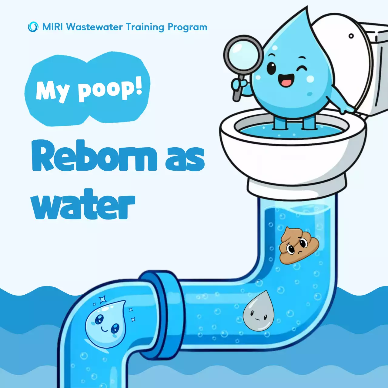 Sky Blue Cute Environmental Education